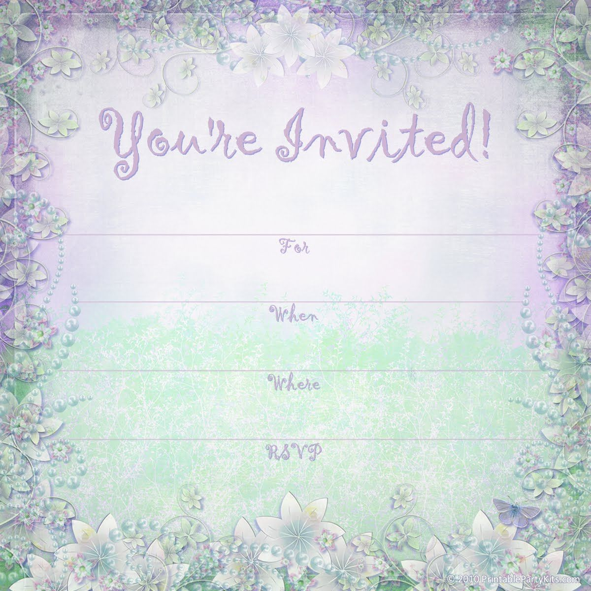 Free Printable 16Th Birthday Party Invitation Templates intended for Free Printable 16Th Birthday Party Invitation Templates