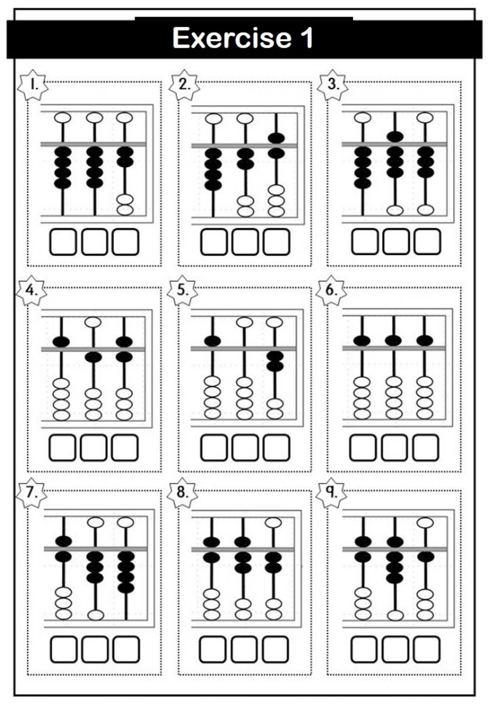 Free Printable Abacus Worksheets Pdf Online | Www.thepagb.uk with Free Printable Abacus Worksheets