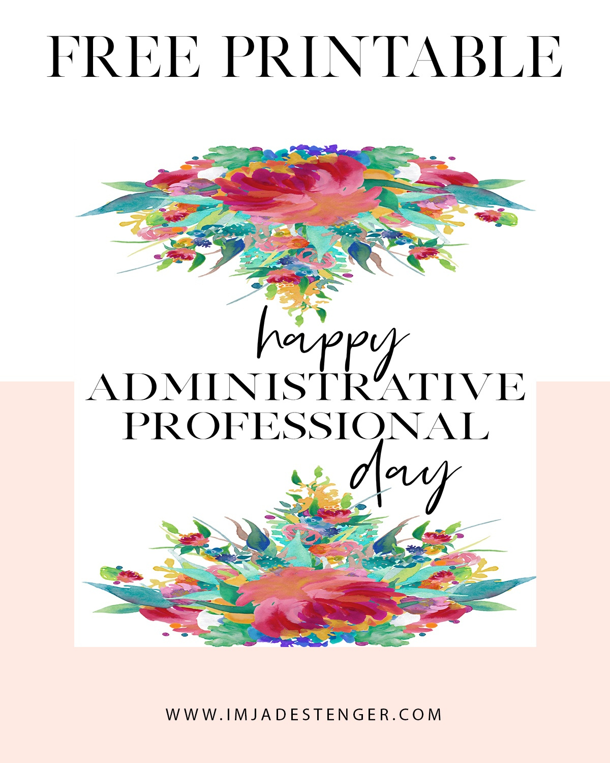 Free Printable Administrative Professionals Day Cards intended for Administrative Professionals Cards Printable Free