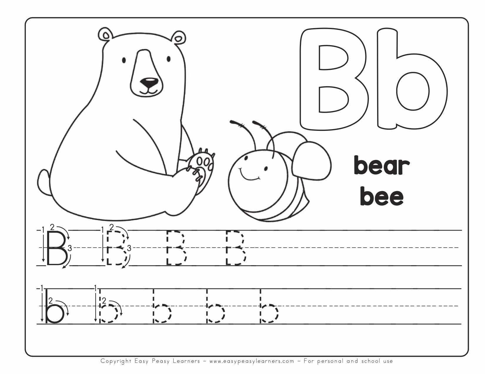 Free Printable Alphabet Book - Alphabet Worksheets For Pre-K And K for Free Printable Alphabet Worksheets