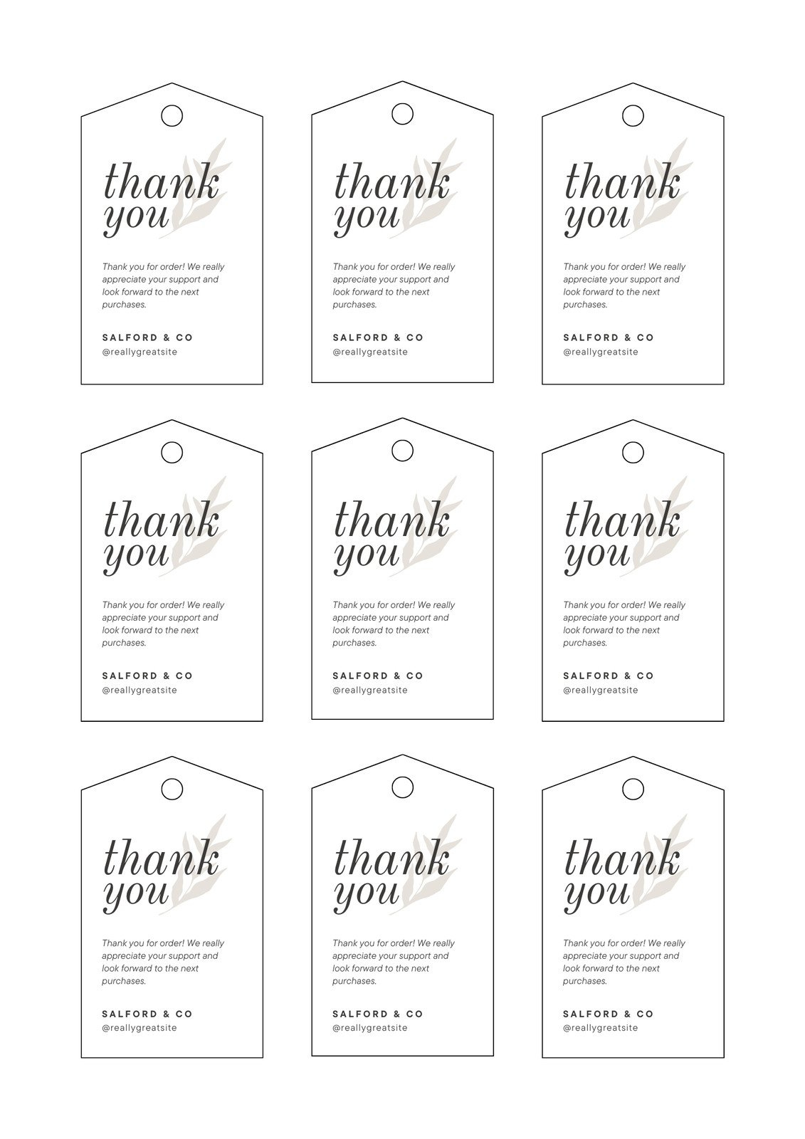 Free, Printable And Customizable Gift Tag Templates | Canva for Free Online Gift Tags Printable