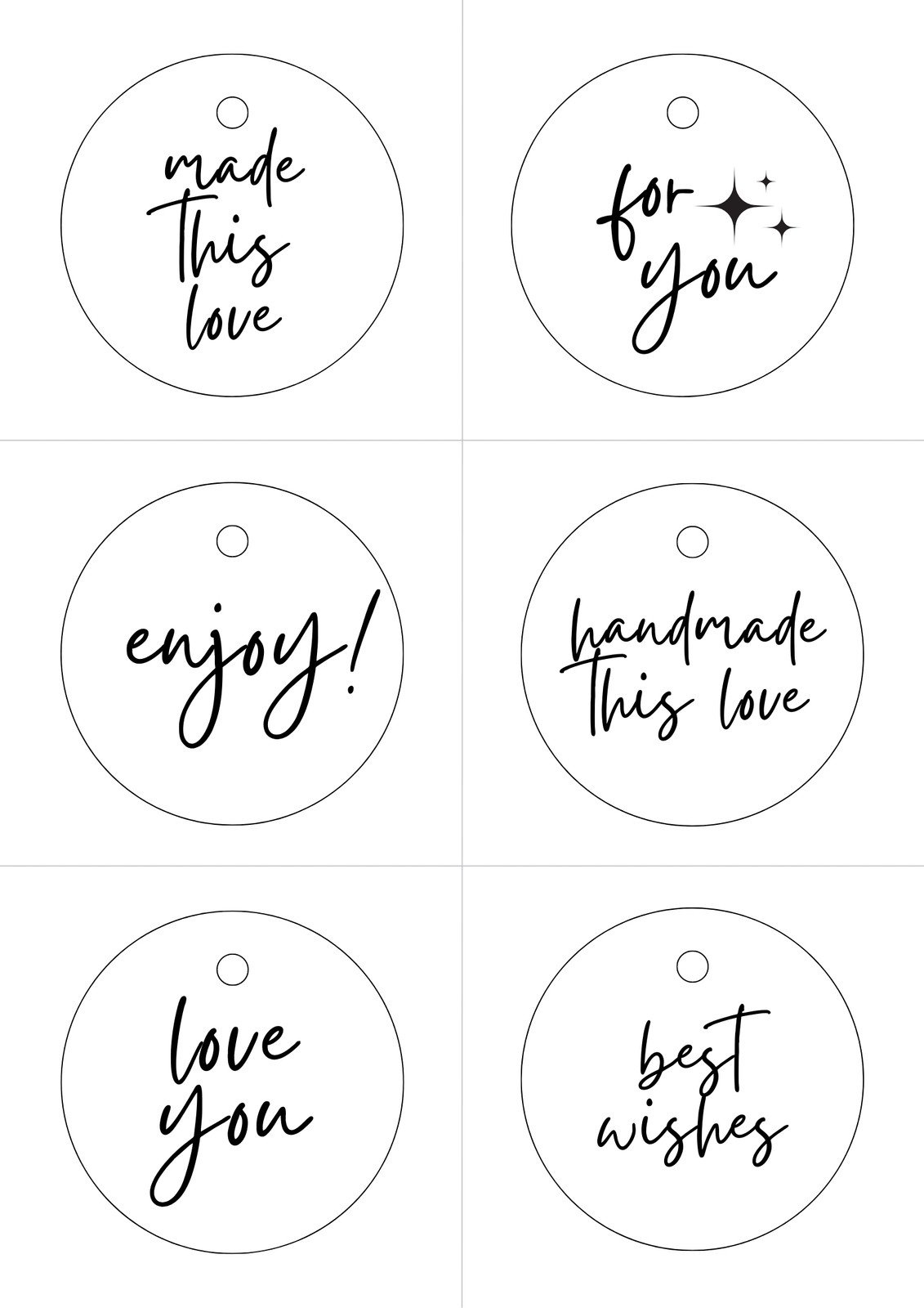 Free, Printable And Customizable Gift Tag Templates | Canva intended for Free Online Gift Tags Printable