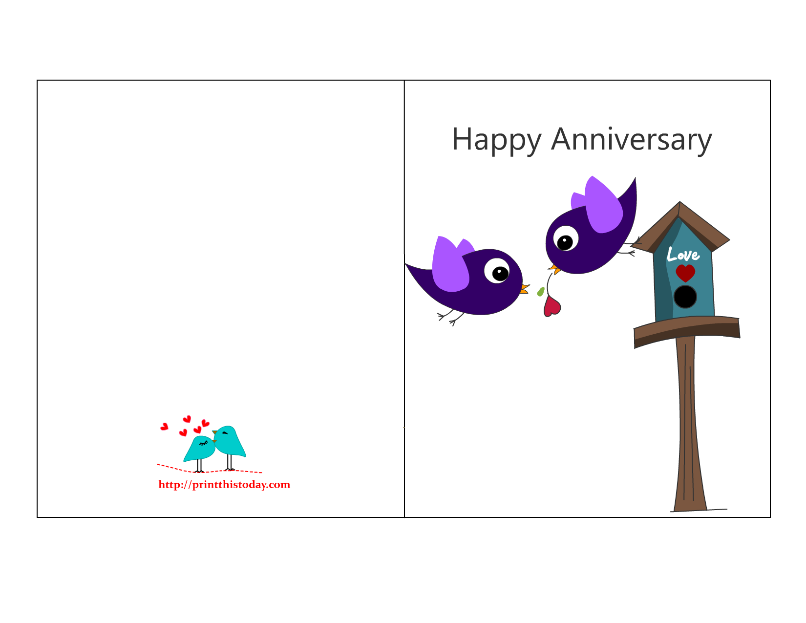 Free Printable Anniversary Cards with regard to Free Anniversary Printables