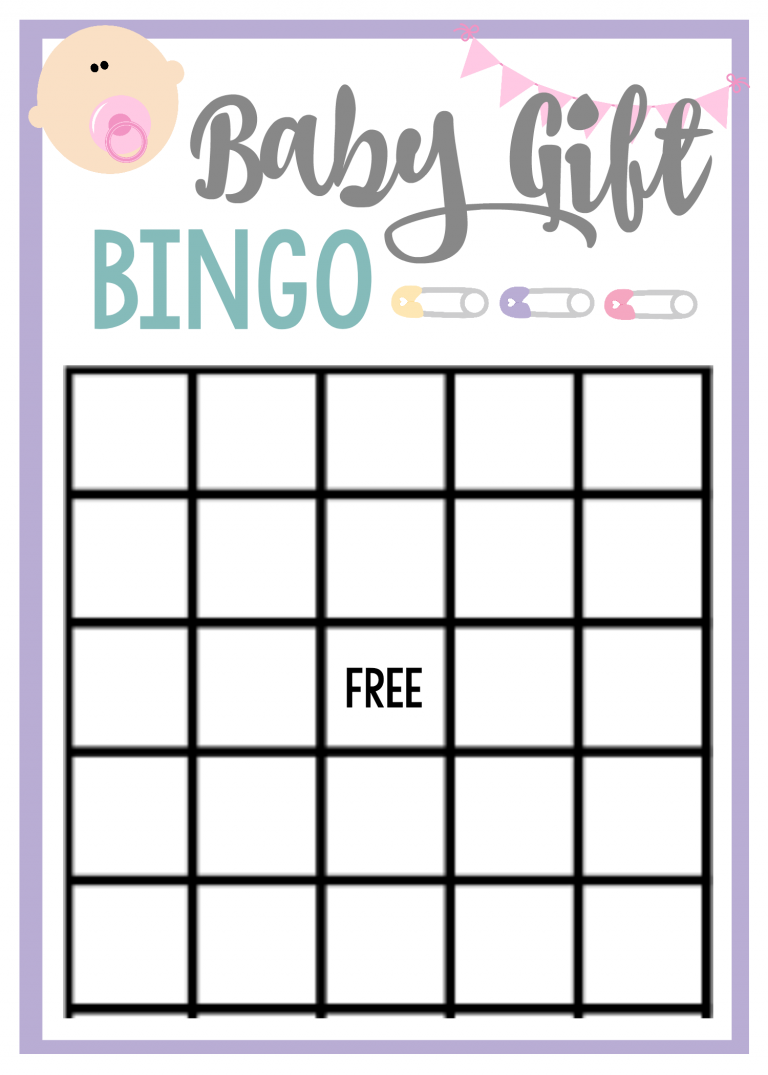 Free Printable Baby Shower Games For Large Groups | Baby Shower inside Baby Bingo Free Printable Template