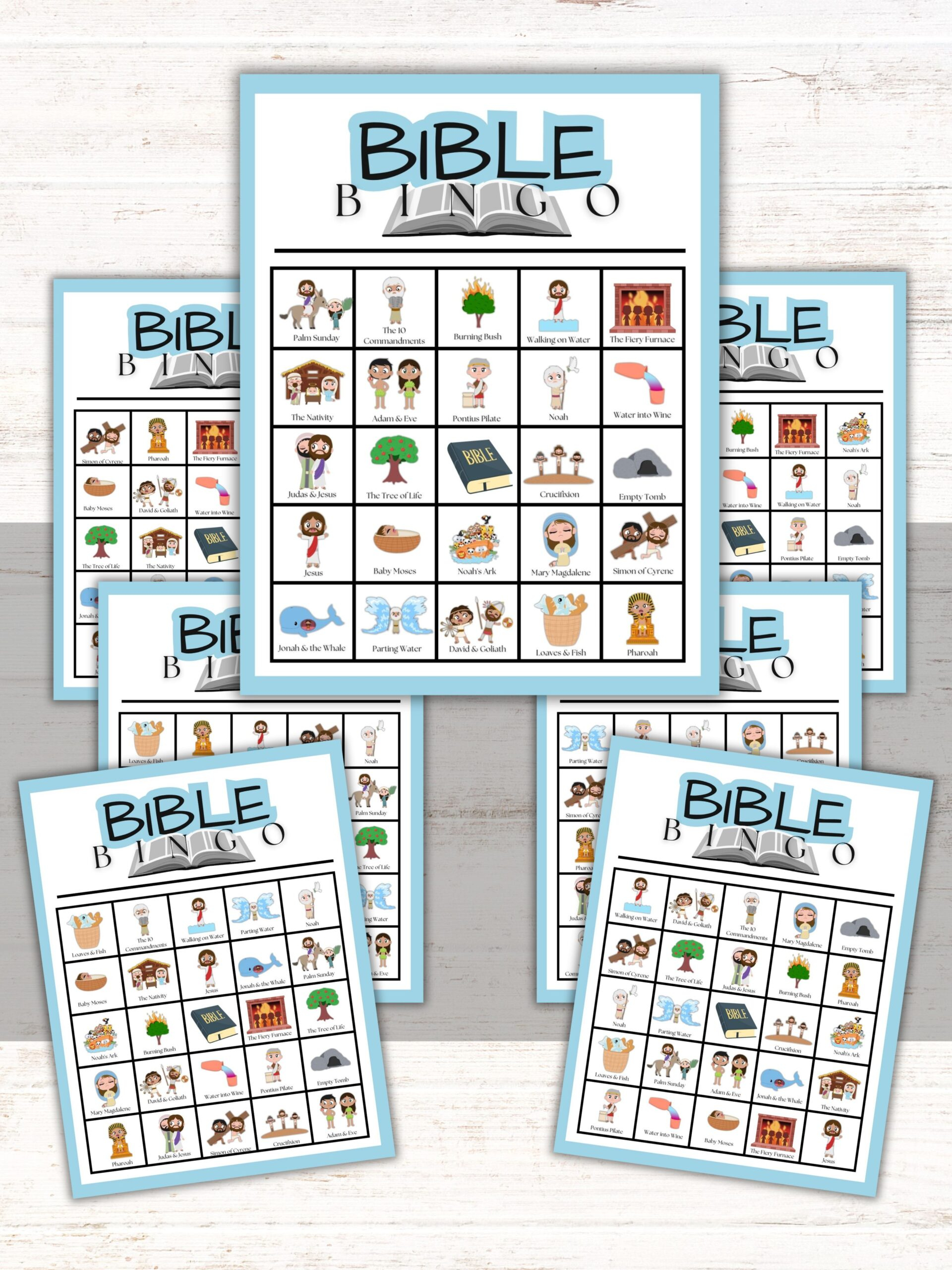 Free Printable Bible Bingo | Healing Home pertaining to Free Printable Bible Games for Kids