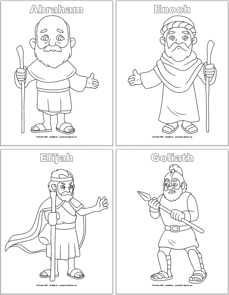 Free Printable Bible Character Coloring Pages For Kids - The throughout Free Printable Bible Characters Coloring Pages