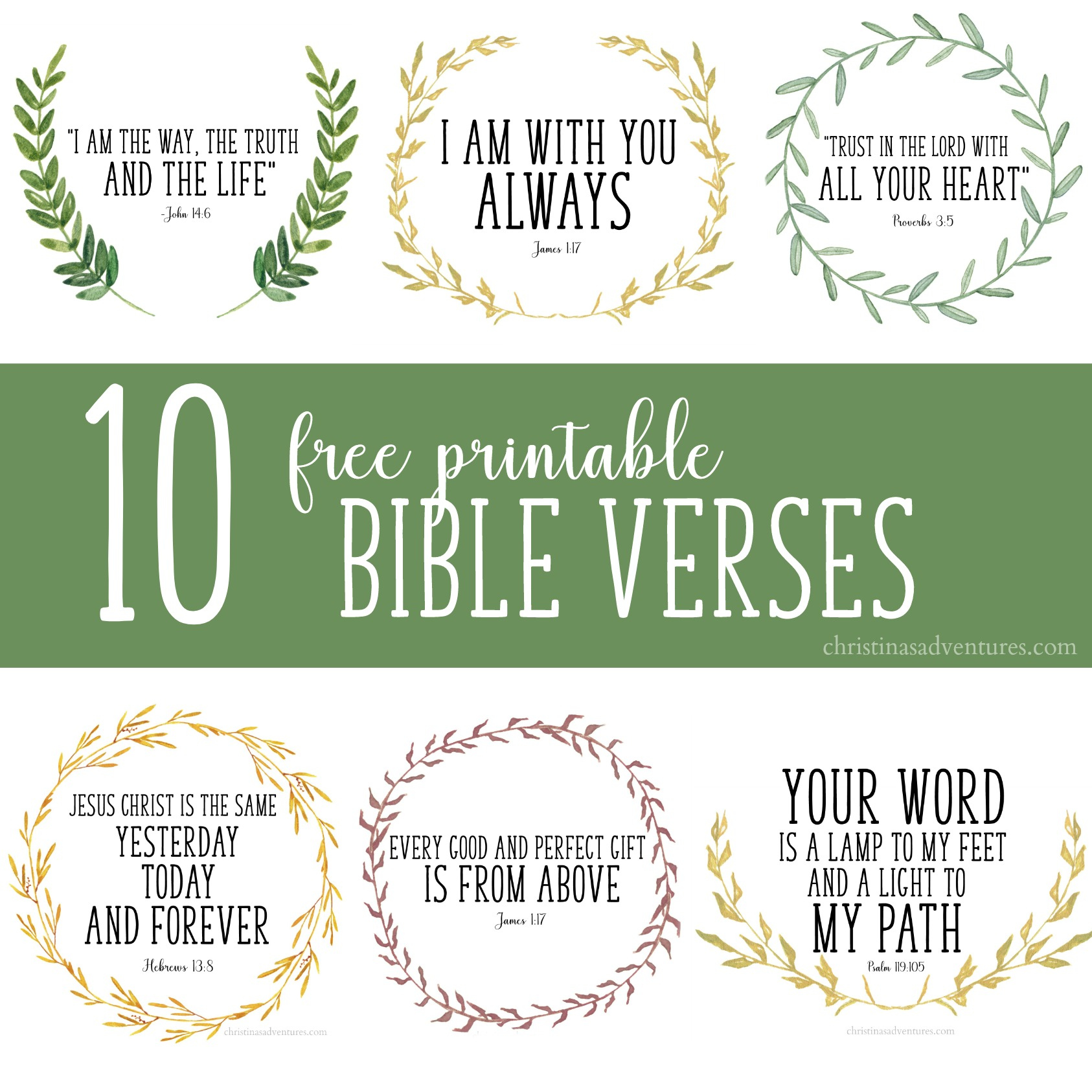 Free Printable Bible Verses - Christina Maria Blog in Free Printable Bible Verses Adults