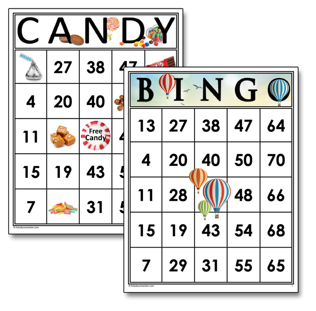 Free Printable Bingo Cards - Activity Connection inside Free Printable Bingo Games