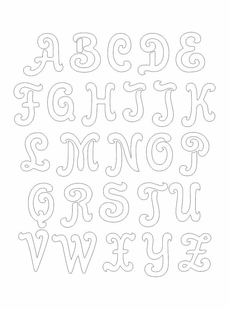 Free Printable Letter Stencils For Creative Projects with Free Printable Alphabet Stencils