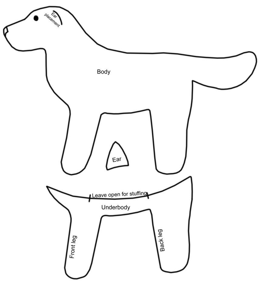 Free Simple Dog Patternbookthief17 On Deviantart | Modelli inside Dog Sewing Patterns Free Printable