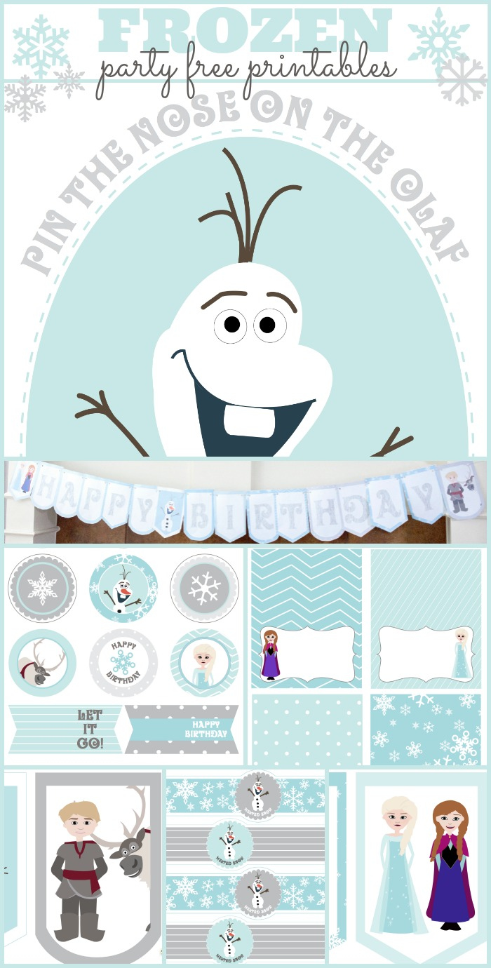 Frozen Birthday Party Printables - Capturing Joy With Kristen Duke for Free Frozen Printables