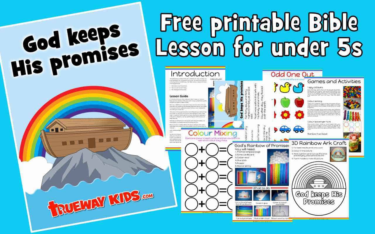 God Keeps His Promises – Free Printable Bible Lesson For Kids throughout Free Printable Bible Lessons For Toddlers