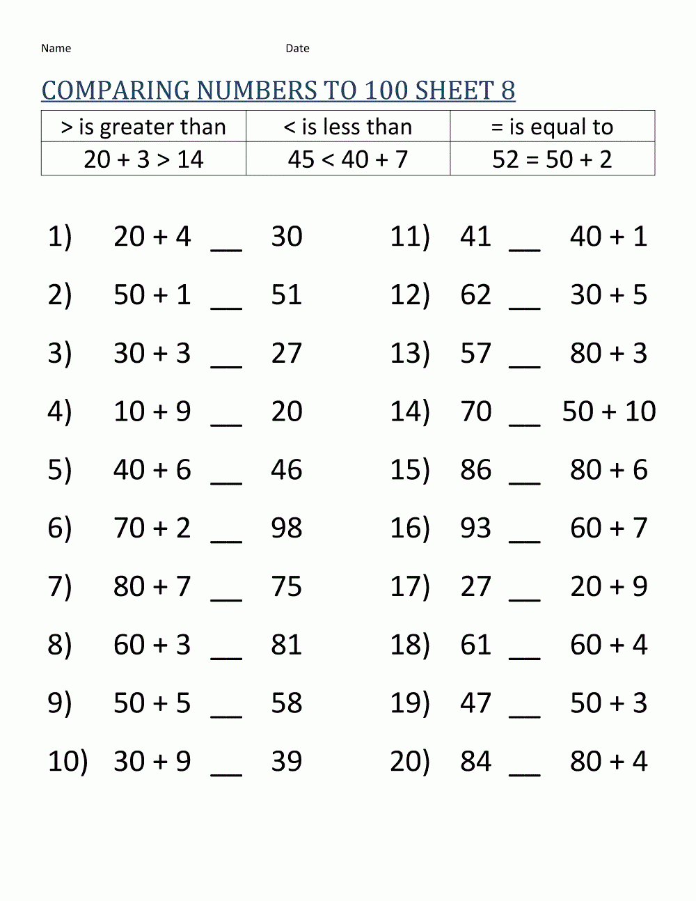 Grade 8 Math Worksheets | Learning Printable | 8Th Grade Math for Free Printable 8th Grade Algebra Worksheets