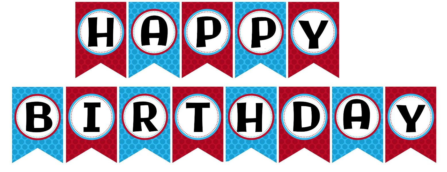 Happy Birthday Banner Printable | Printablee | Birthday Banner inside Free Happy Birthday Banner Printable