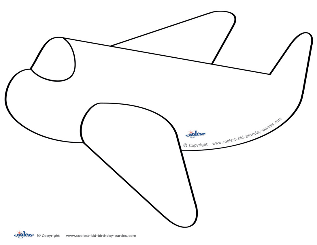 Large Printable Airplane Decoration - Coolest Free Printables with regard to Free Printable Airplane Template