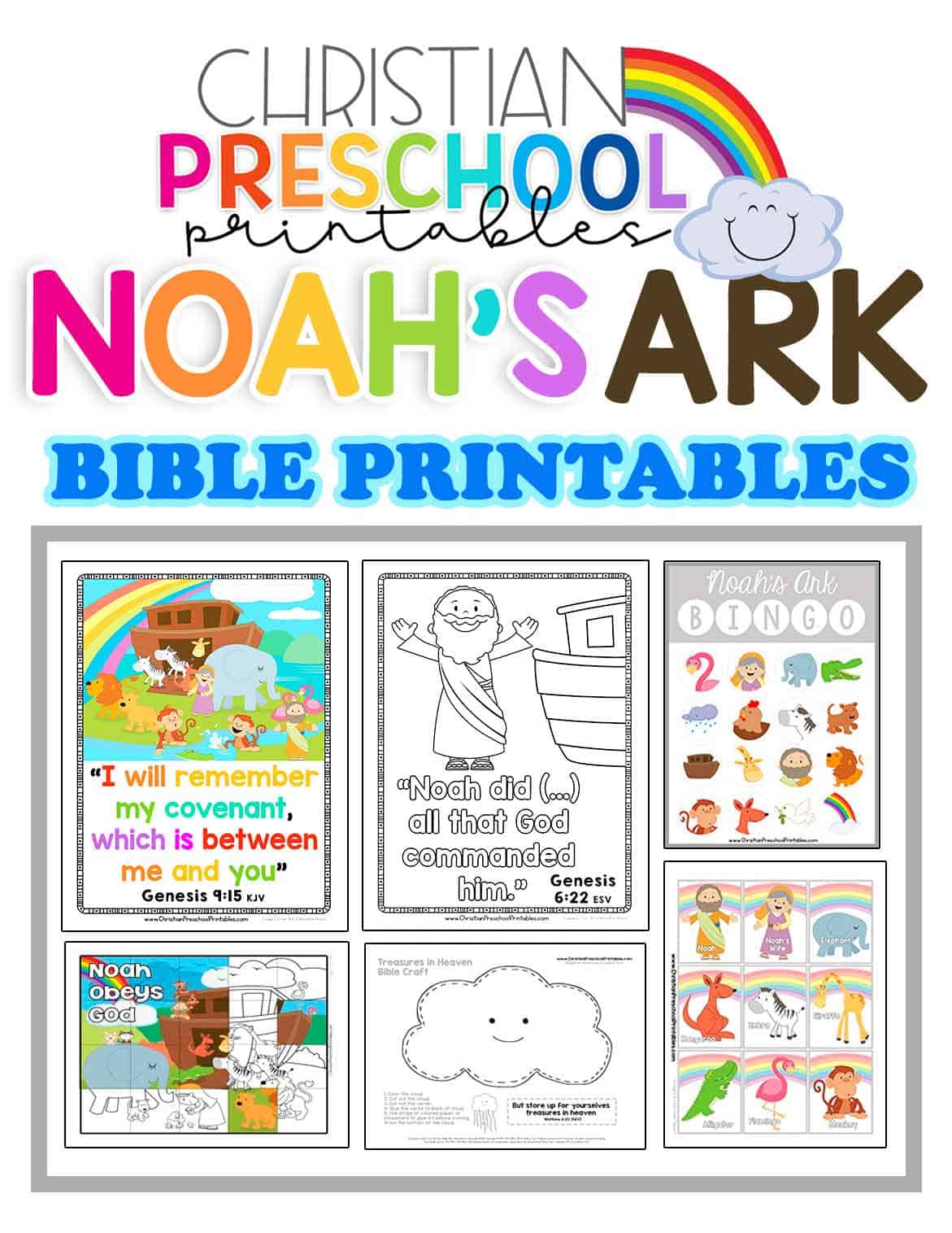 Noah&amp;#039;S Ark Preschool Printables - Christian Preschool Printables within Free Noah&amp;#039;S Ark Printables