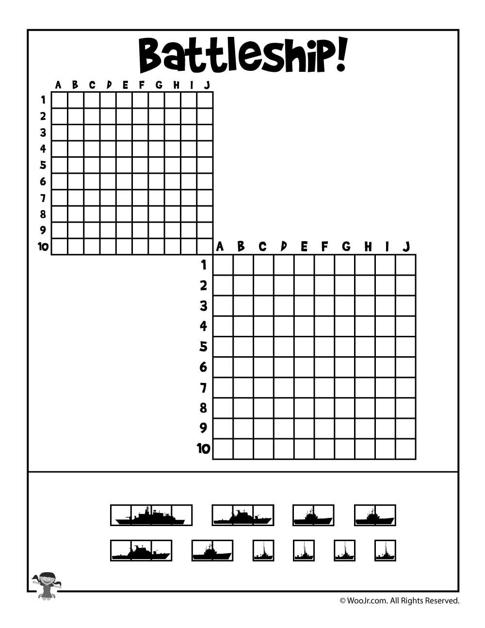 Printable Battleship Game | Woo! Jr. Kids Activities : Children&amp;#039;S with regard to Free Printable Battleship Game