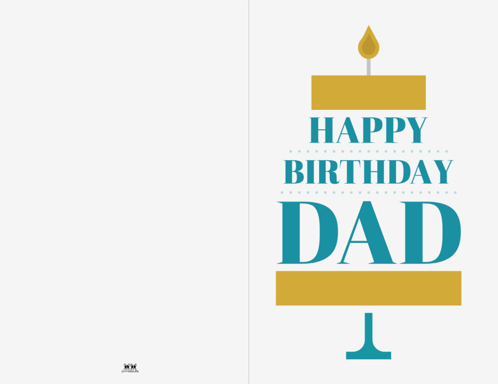 Printable Birthday Cards - 110 Free Birthday Cards | Printabulls pertaining to Free Printable Birthday Cards for Dad