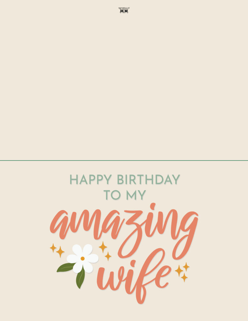 Printable Birthday Cards - 110 Free Birthday Cards | Printabulls throughout Free Printable Birthday Cards for Wife