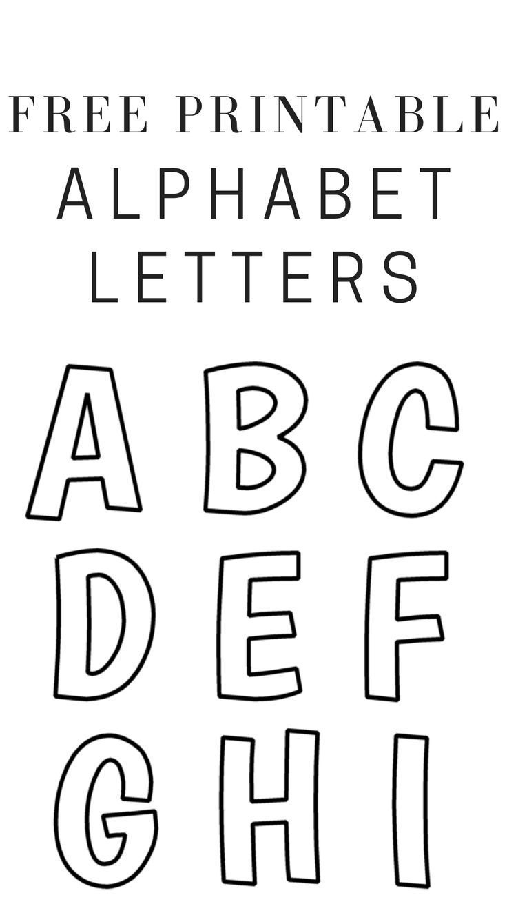 Printable Free Alphabet Templates | Free Printable Alphabet pertaining to Free Printable Alphabet Letters To Color