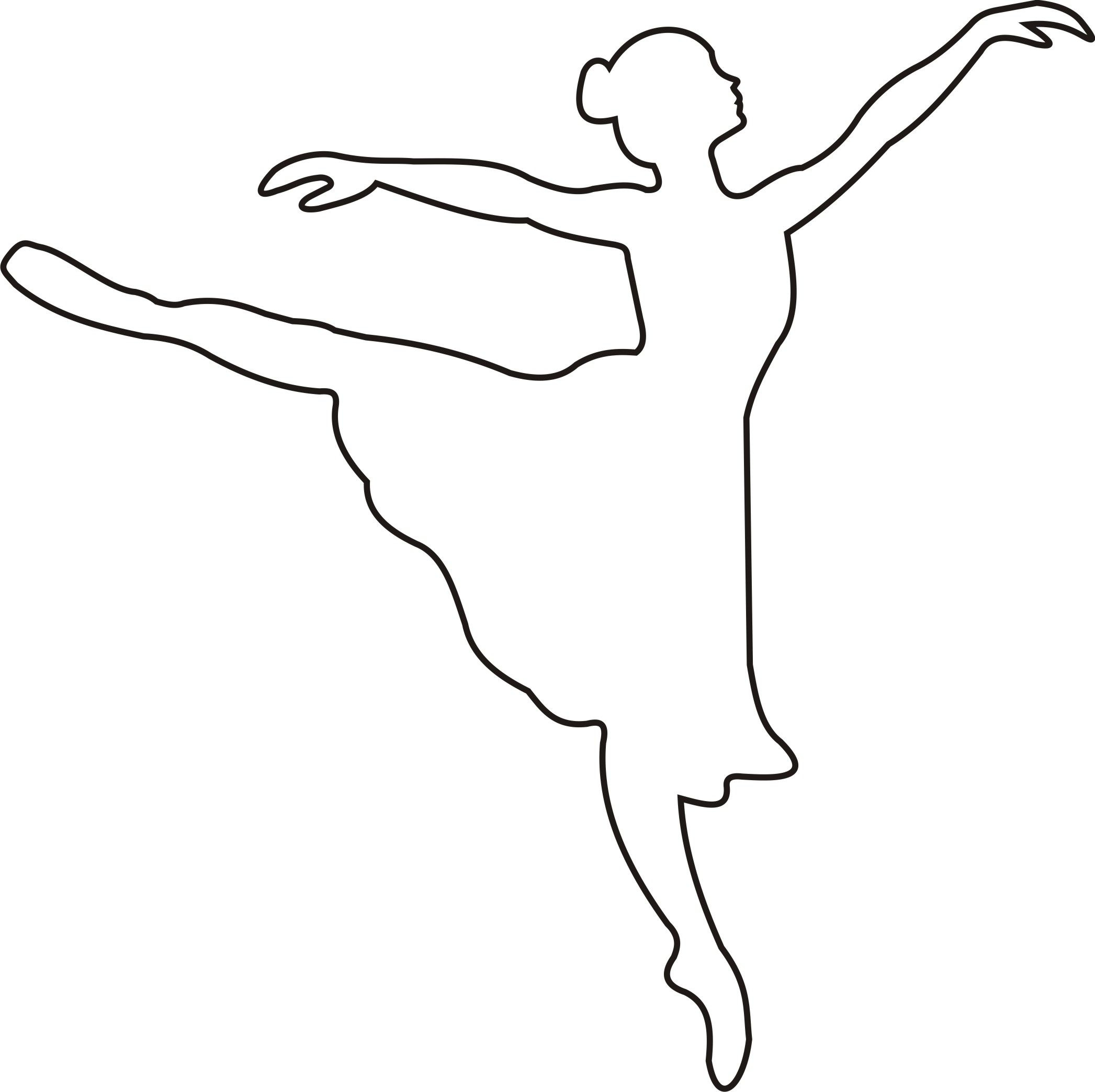 Templates Free | Druckbare Schablonen, Scherenschnitt, Dekorative throughout Free Printable Ballerina Silhouette