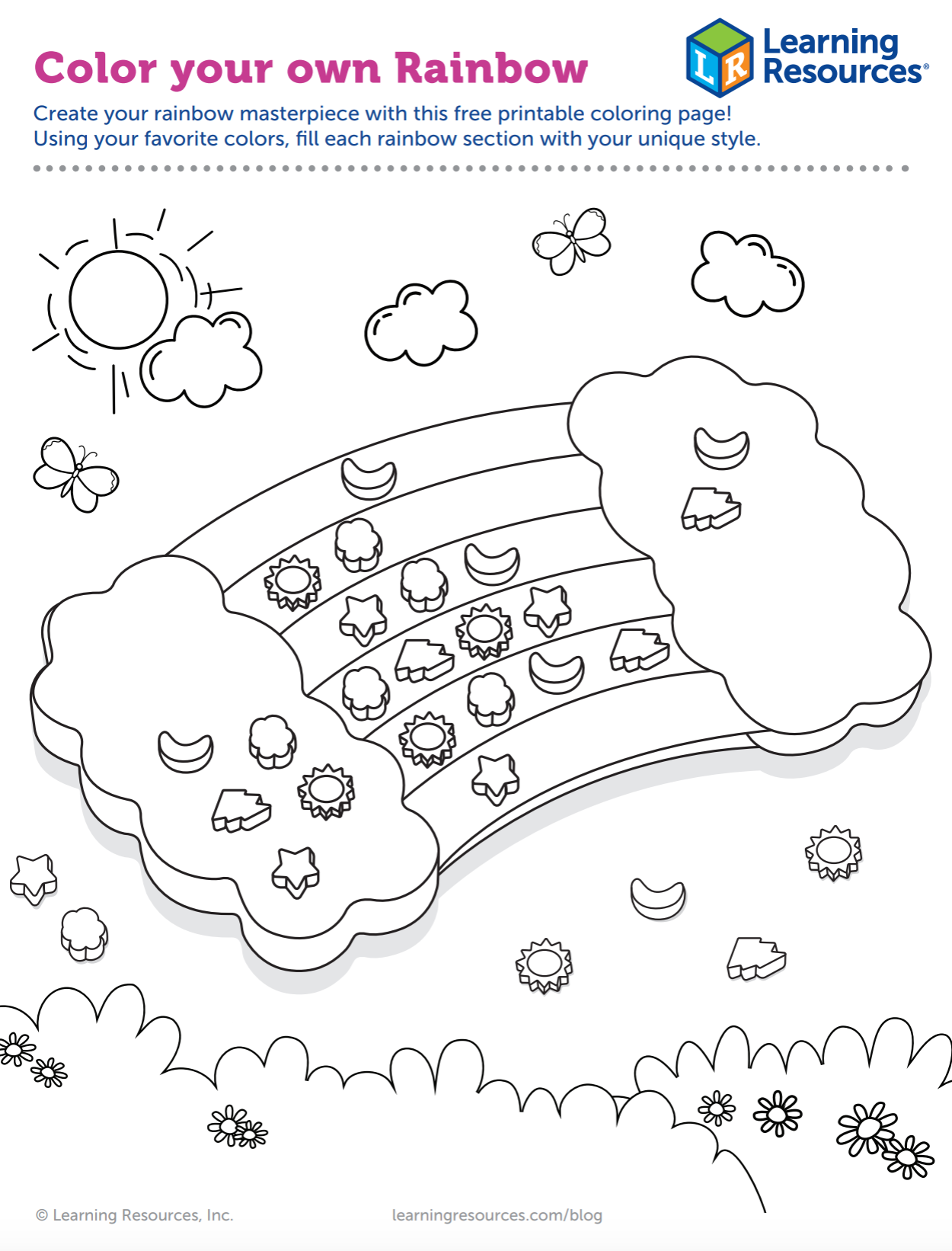 Unleash Your Child&amp;#039;S Creativity With Learning Resources&amp;#039; Color within Colors Worksheets for Preschoolers Free Printables