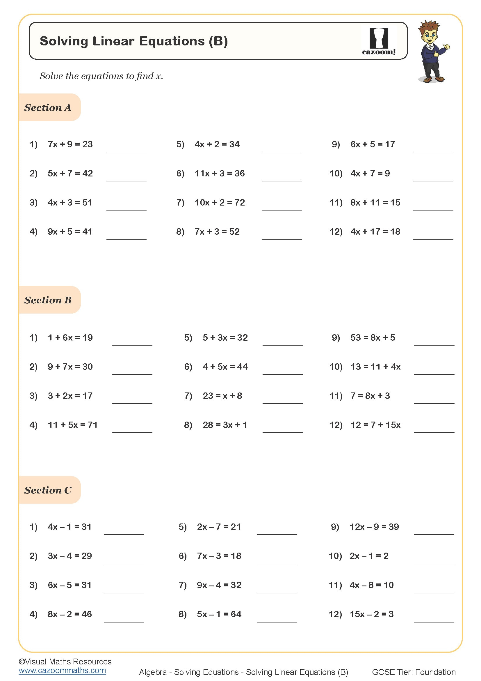 Year 7 Maths Worksheets | Cazoom Maths Worksheets inside Free Printable 7Th Grade Math Worksheets