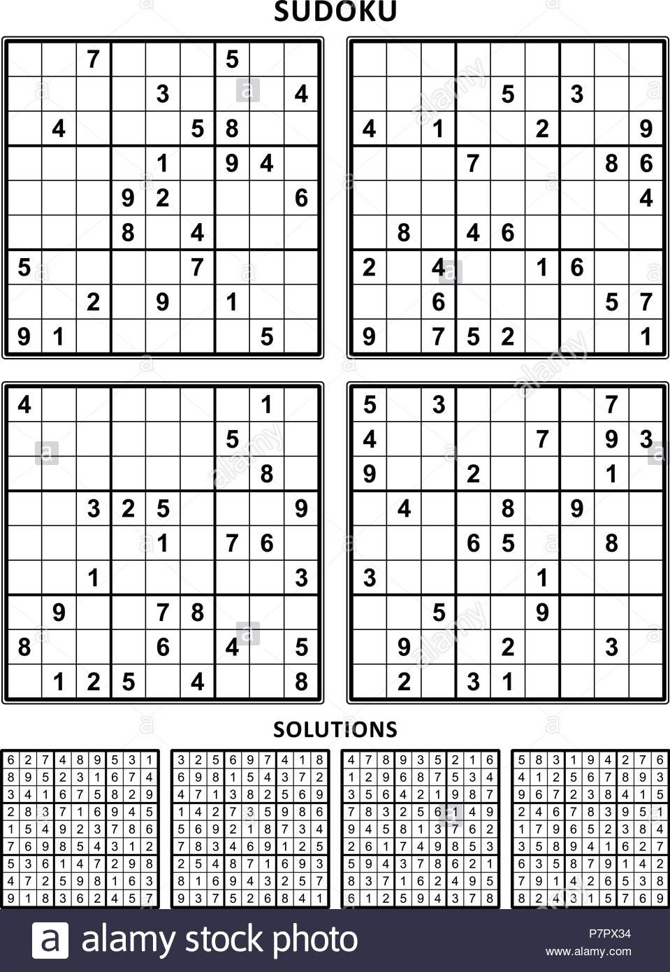 1 Sudoku Print 4 Per Page pertaining to Free Printable Sudoku 4 Per Page