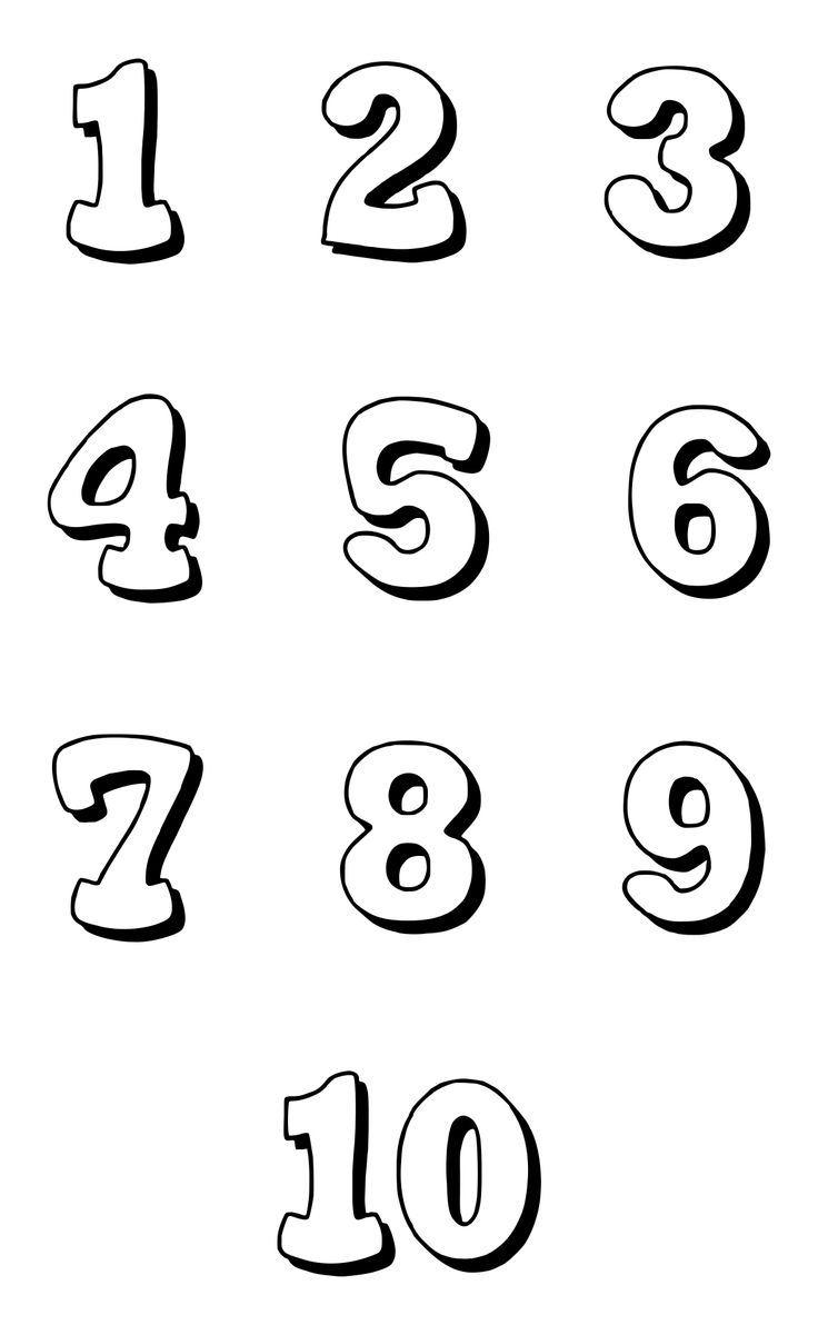 10 Best Printable Bubble Numbers 1 -10 Pdf For Free At Printablee in Free Printable Bubble Numbers