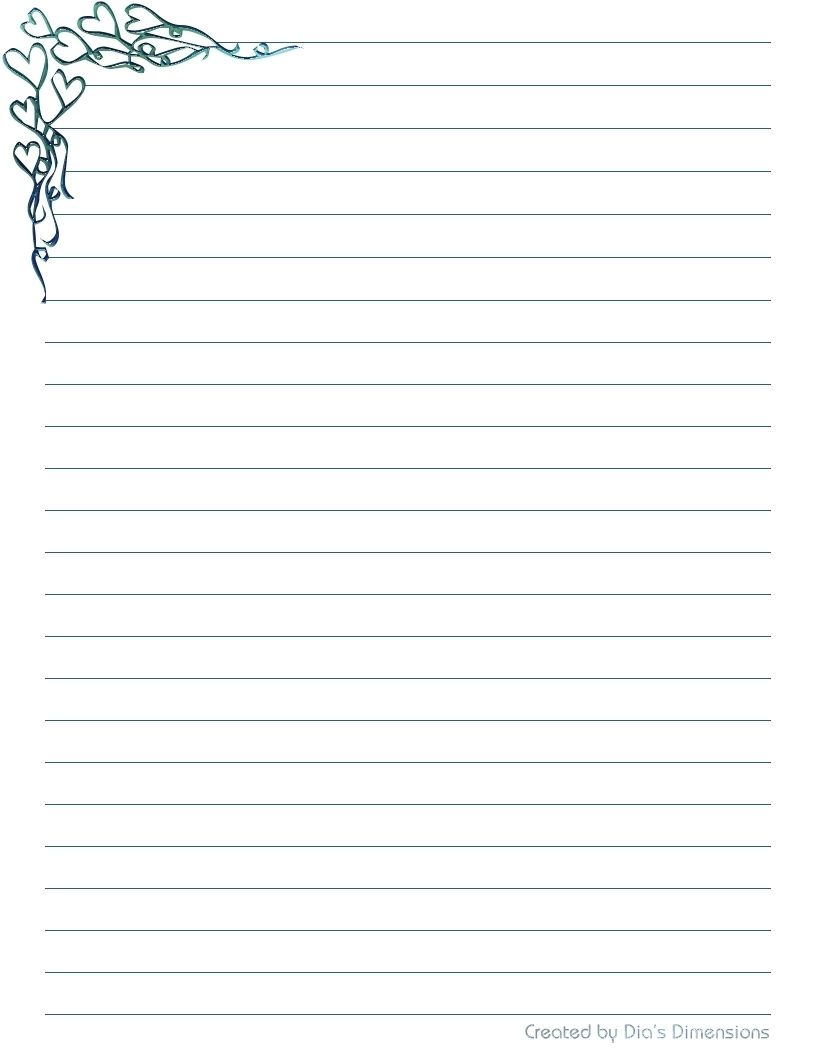 10 Best Printable Lined Stationery Pdf For Free throughout Free Printable Lined Writing Paper