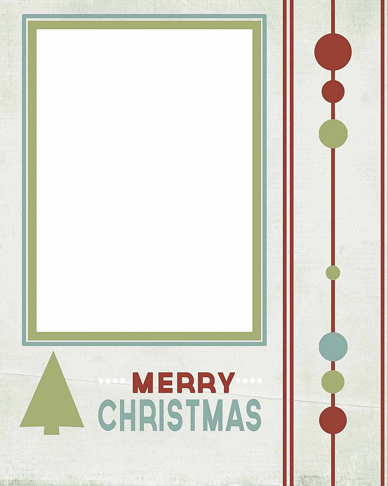 10 Free Templates For Christmas Photo Cards regarding Free Online Printable Christmas Cards