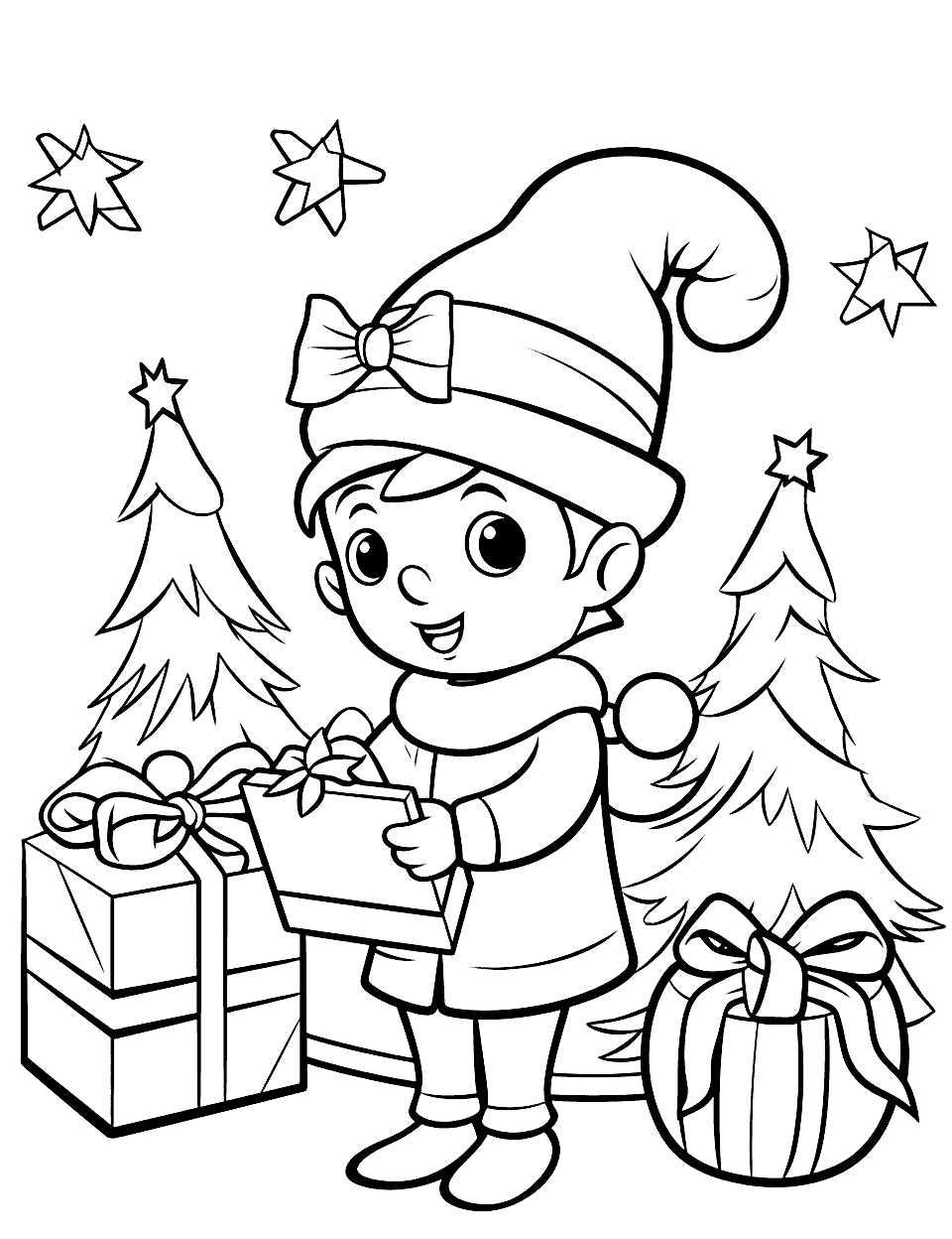 100 Christmas Coloring Pages: Free Printable Sheets in Christmas Pictures To Color Free Printable