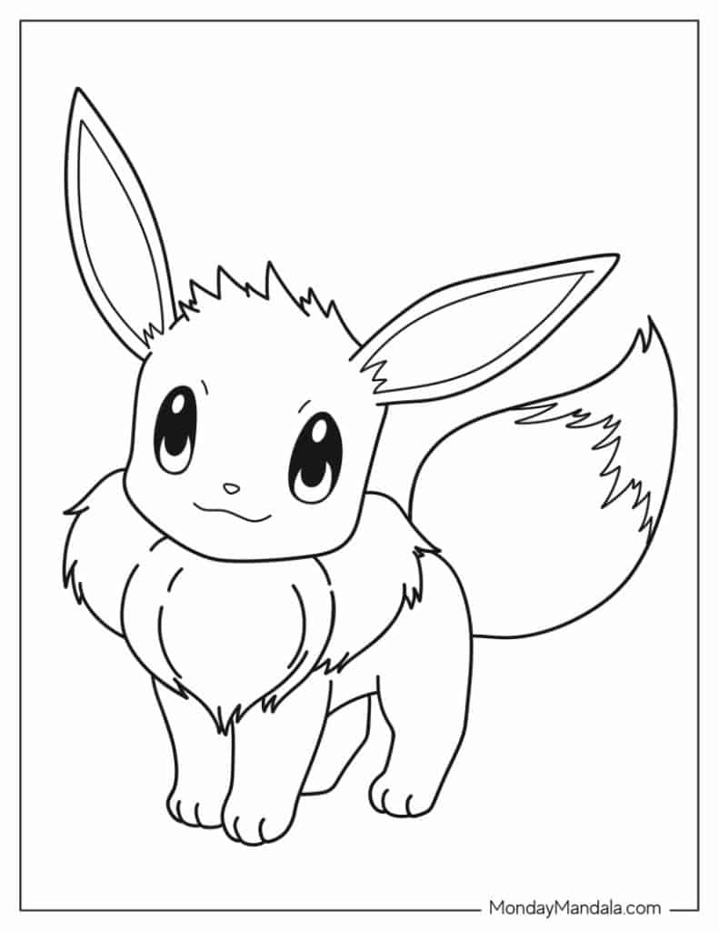 100 Pokemon Coloring Pages (Free Pdf Printables) in Free Printable Pictures Of Pokemon