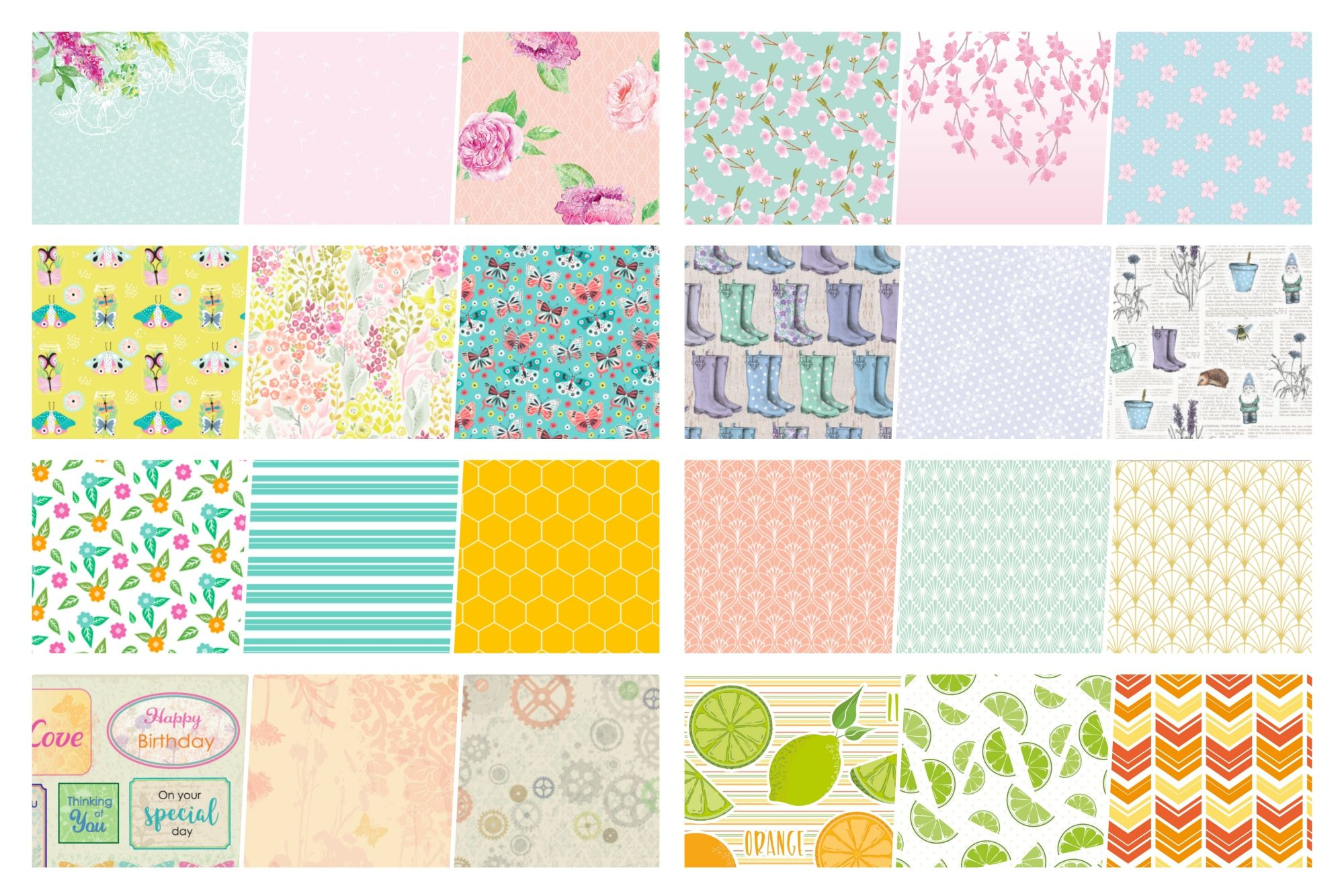 105 Free Printable Papers in Free Printable Paper Crafts