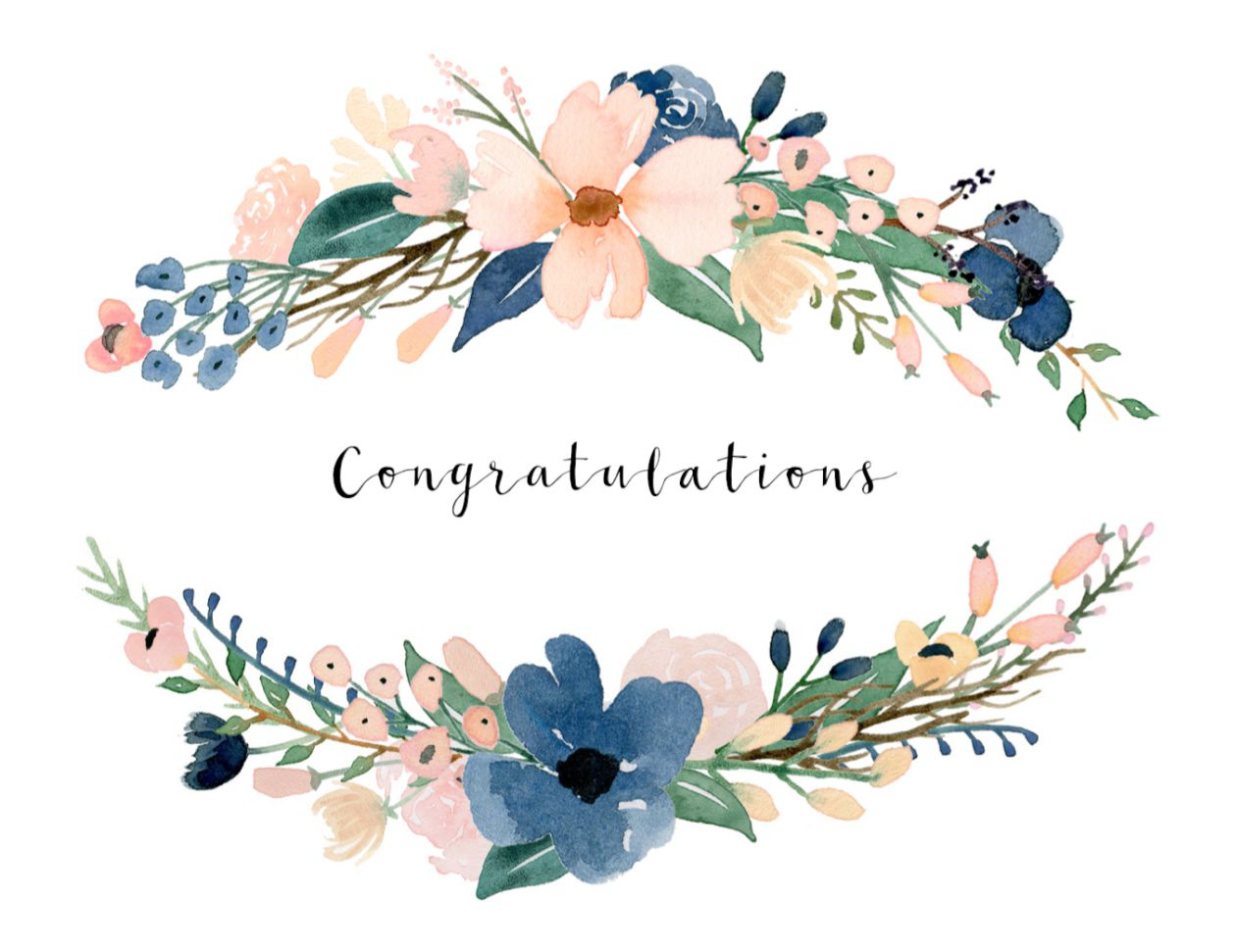 11 Free, Printable Wedding Cards That Say Congrats in Free Printable Bridal Shower Cards