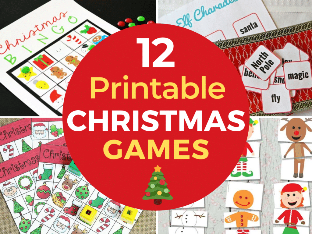 12 Free Printable Christmas Games inside Free Printable Christmas Games and Puzzles