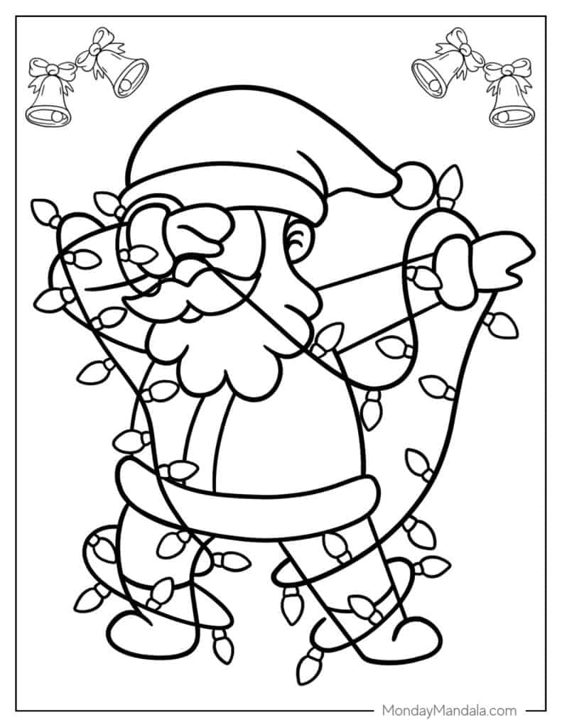 14 Christmas Lights Coloring Pages (Free Pdf Printables) with regard to Free Printable Christmas Lights Coloring Pages