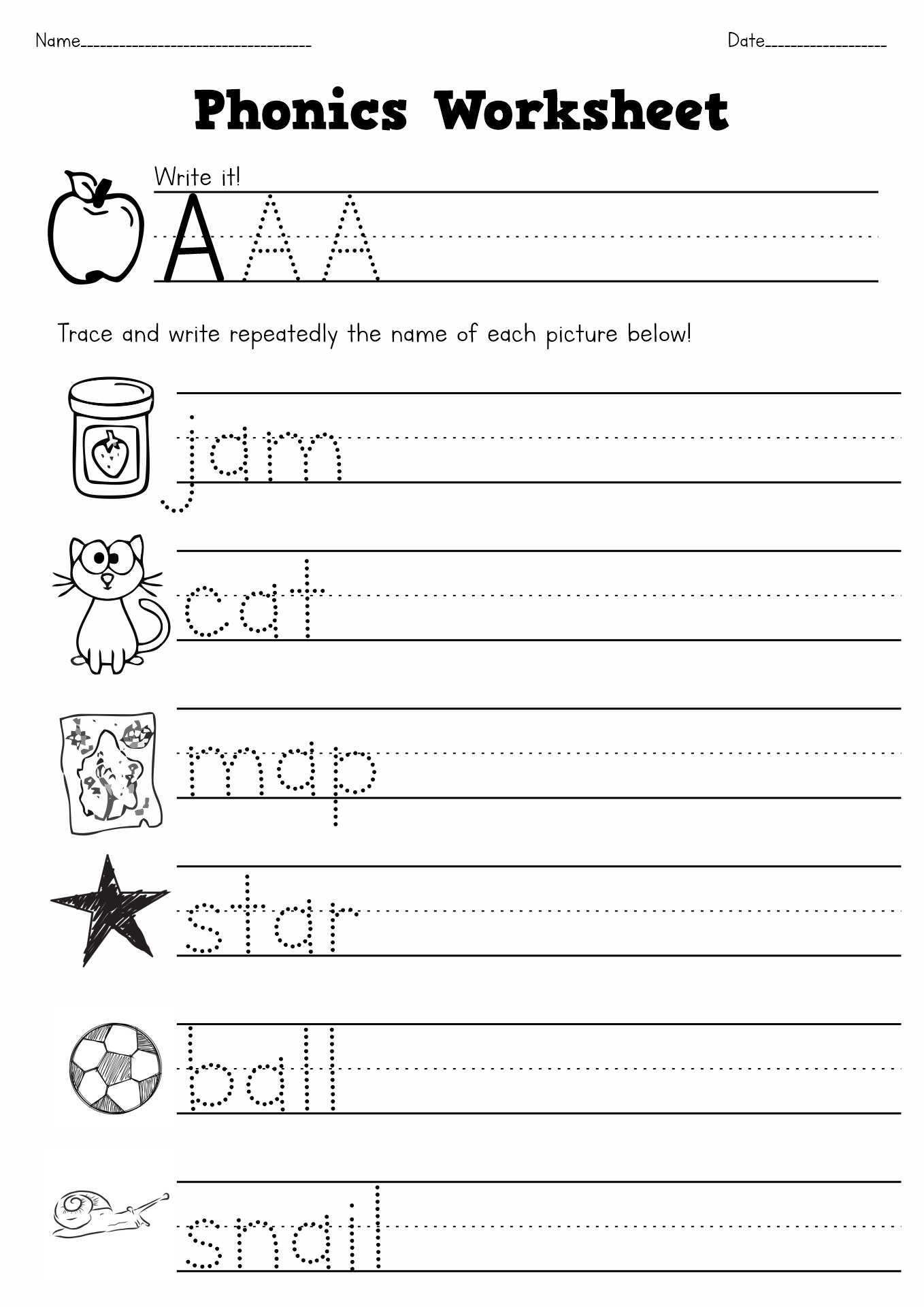 14 Free Printable Phonics Worksheets First Grade - Free Pdf At with Free Printable Grade 1 Phonics Worksheets