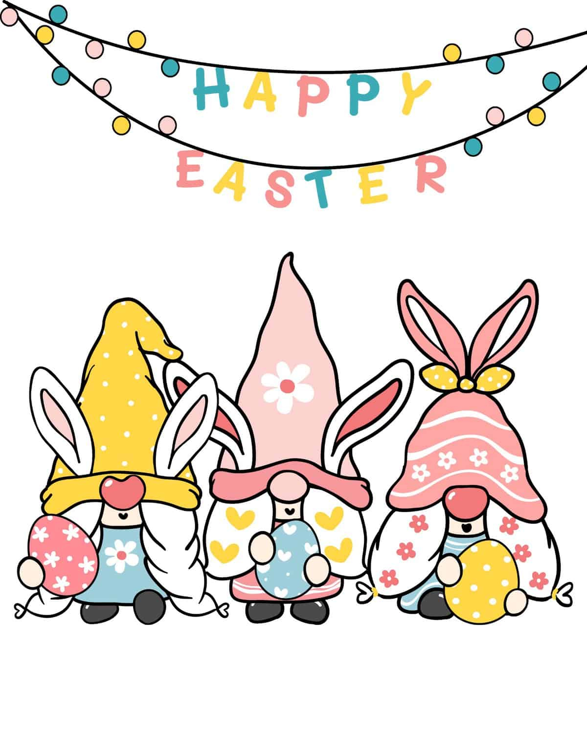 15 Free Easter Printables To Decorate Your Home - Prudent Penny in Free Printable Easter Decorations