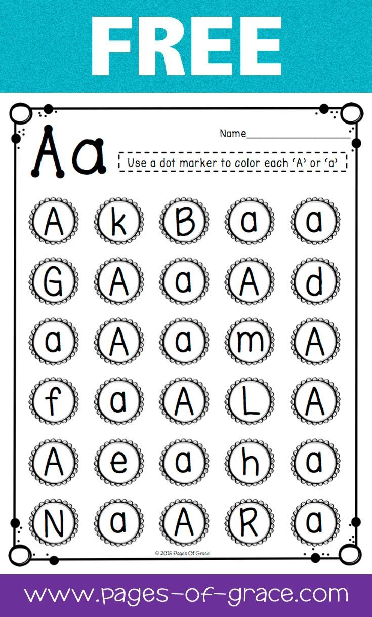 16 Alphabet Recognition Worksheets | Actividades De Matemáticas for Free Printable Letter Recognition Worksheets