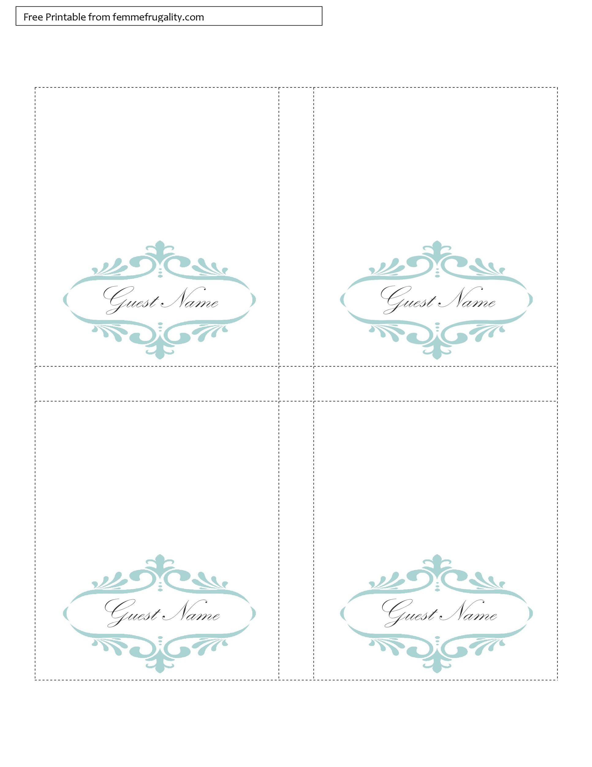 16 Printable Table Tent Templates And Cards ᐅ Templatelab within Free Printable Food Tent Cards