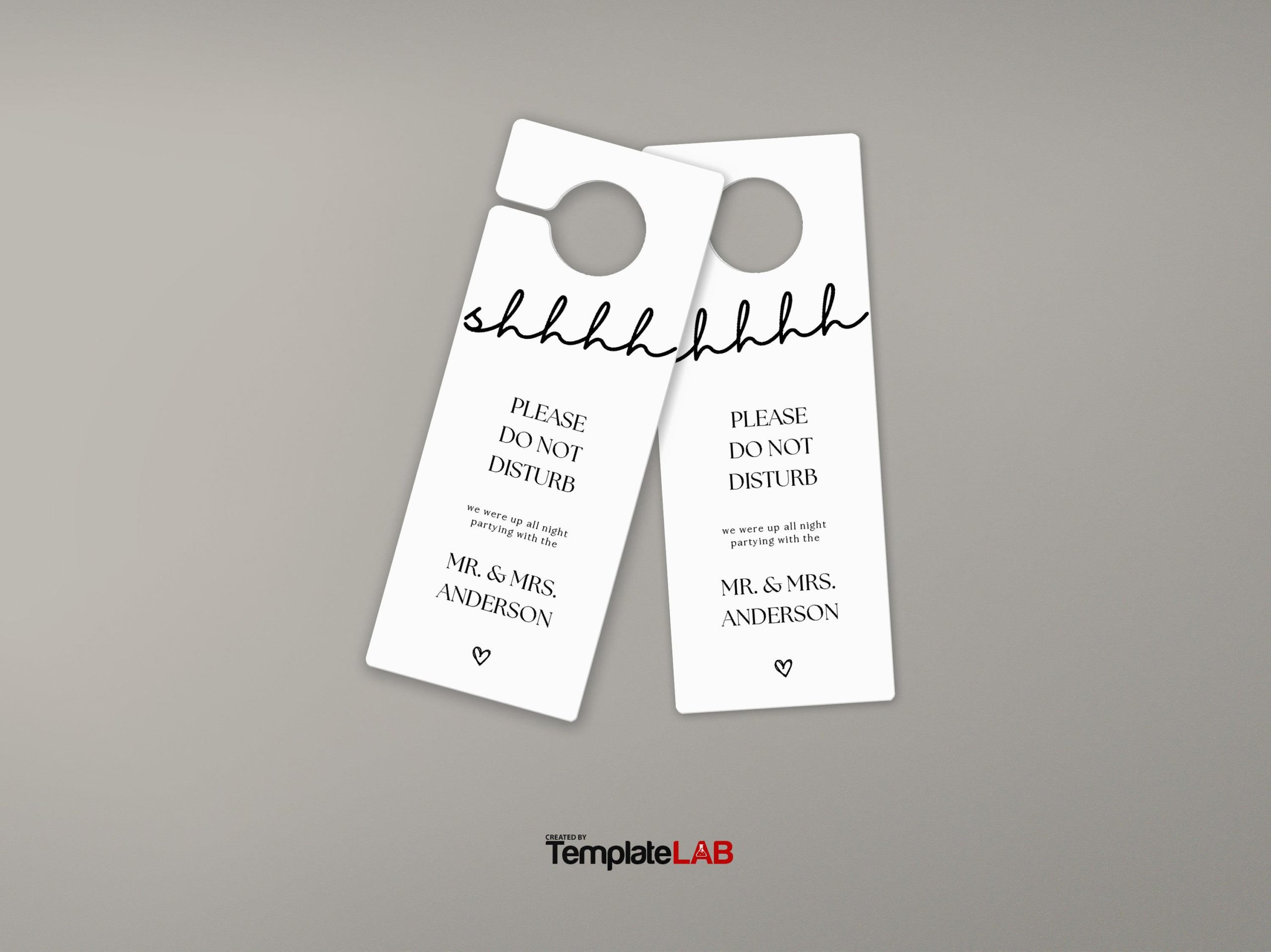 18 Free Door Hanger Templates (Word, Pdf, Psd) ᐅ Templatelab within Free Printable Door Knob Hanger Template