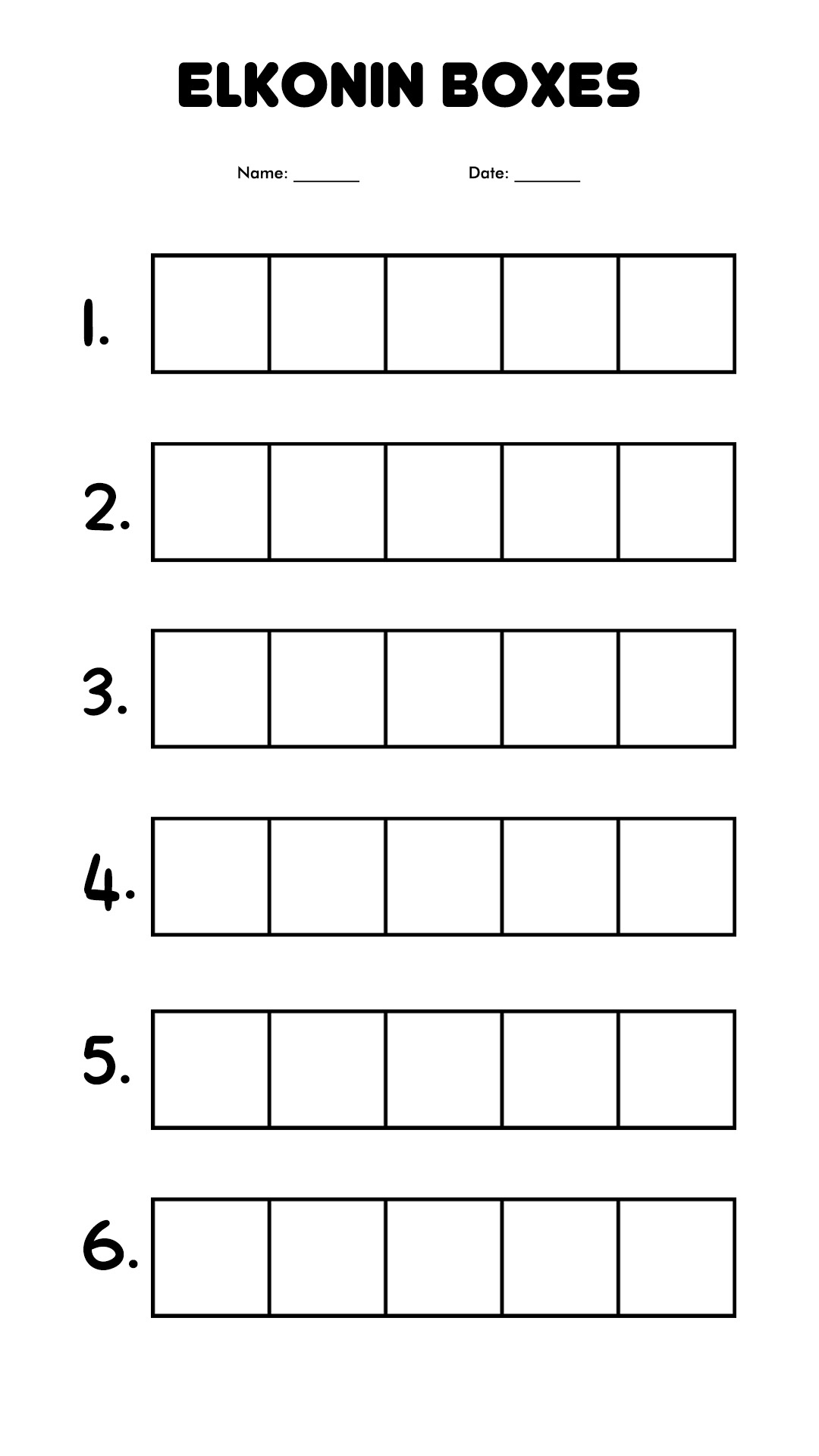 19 Elkonin Box Worksheets Kindergarten - Free Pdf At Worksheeto regarding Free Printable Elkonin Boxes