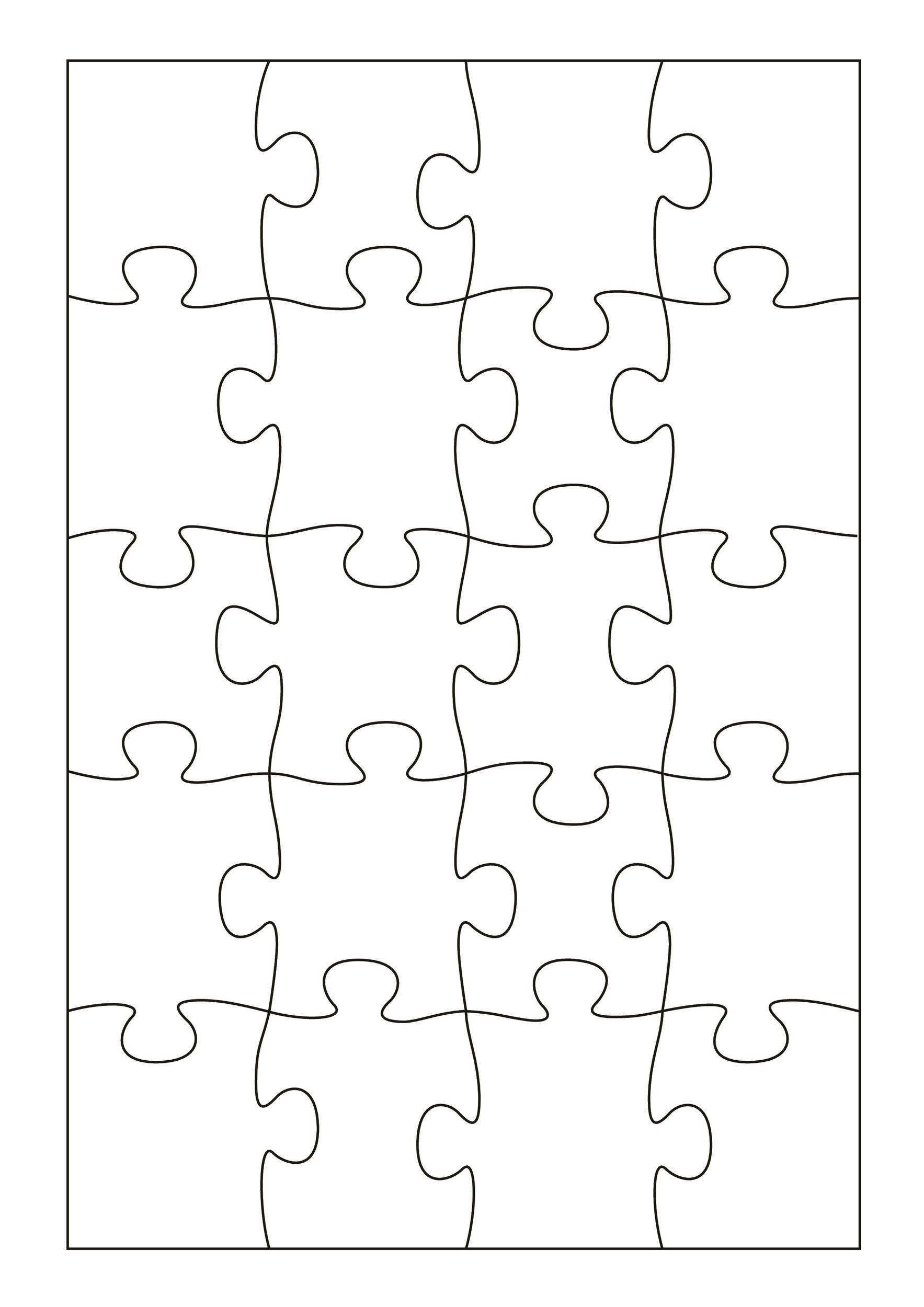 19 Printable Puzzle Piece Templates ᐅ Templatelab within Free Blank Printable Puzzle Pieces