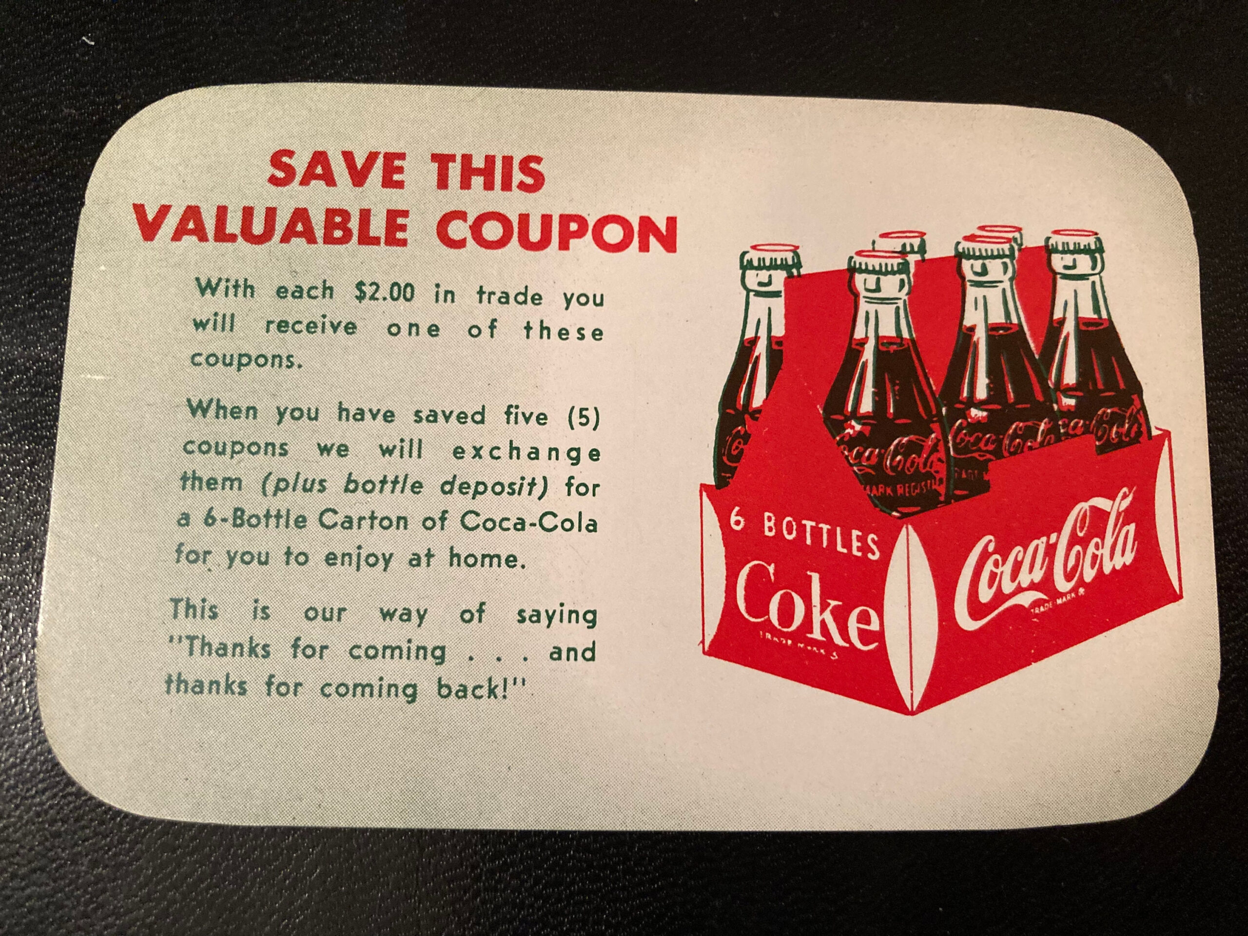 1950S Coupon - Etsy with regard to Free Printable Coupons For Coca Cola Products