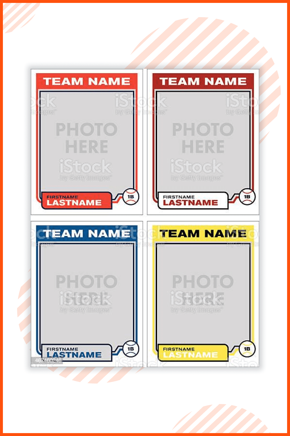 20+ Best Trading Card Templates For 2023: Free And Premium throughout Free Printable Baseball Card Template