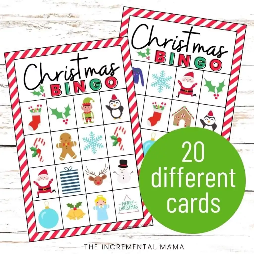 20 Free Printable Christmas Bingo Cards | Christmas Bingo in 20 Free Printable Christmas Bingo Cards