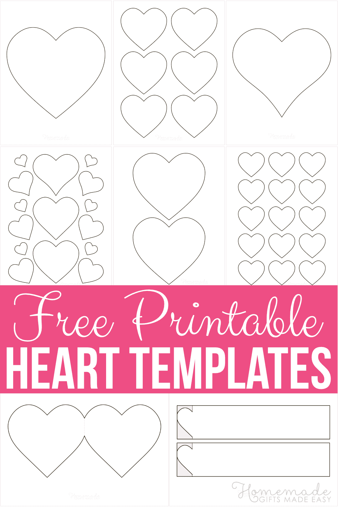 20 Free Printable Heart Templates, Patterns &amp;amp; Stencils inside Free Printable Valentine Heart Patterns