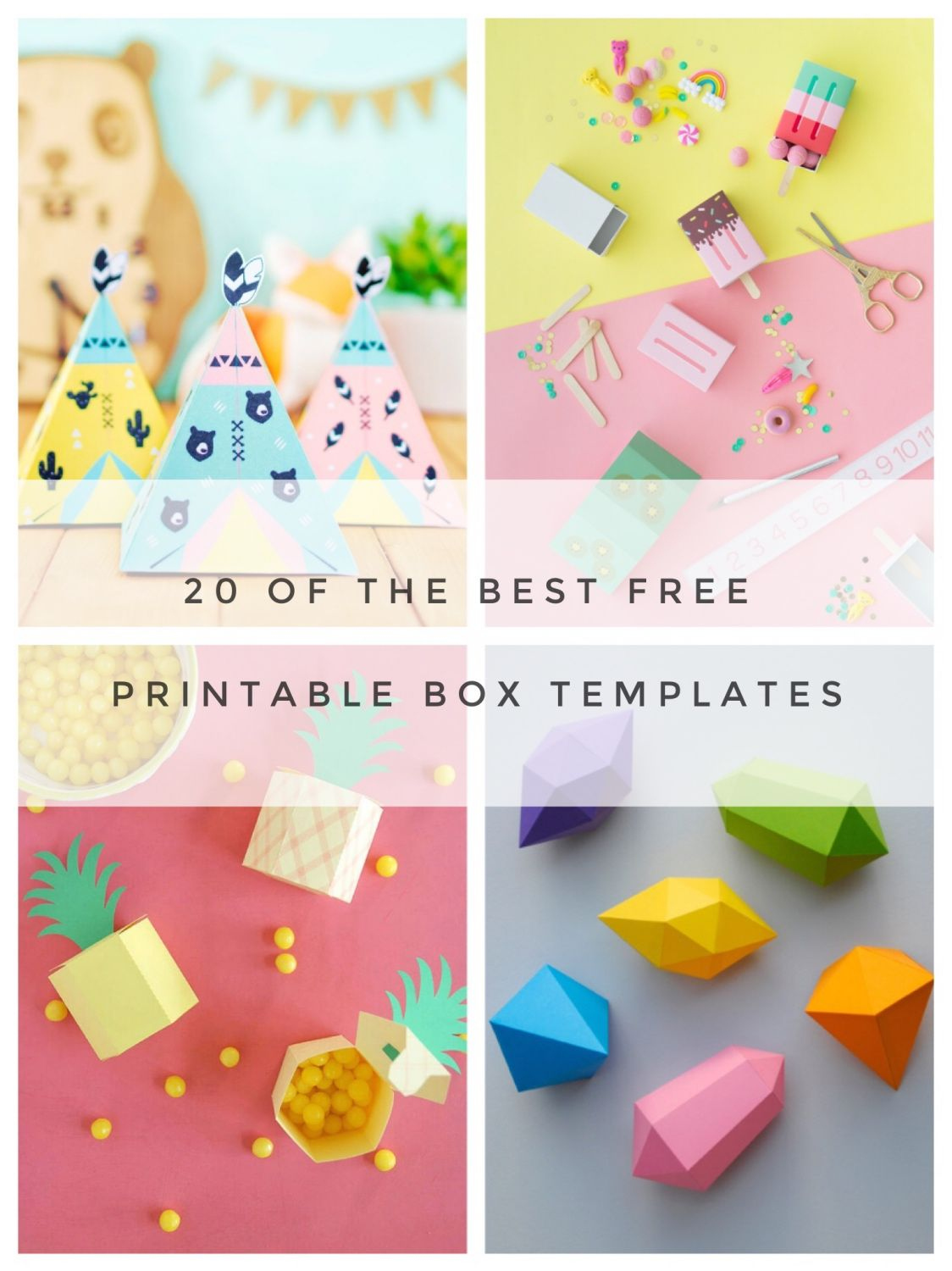 20 Of The Best Free Printable Box Templates | Box Template with regard to Box Templates Free Printable