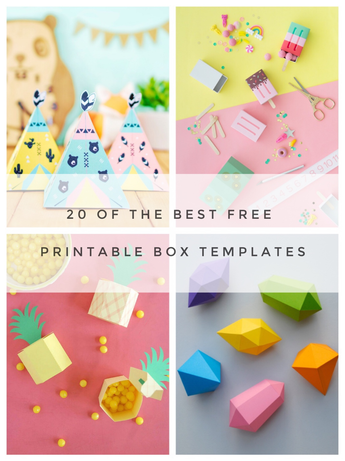 20 Of The Best Free Printable Box Templates with Free Printable Box Patterns